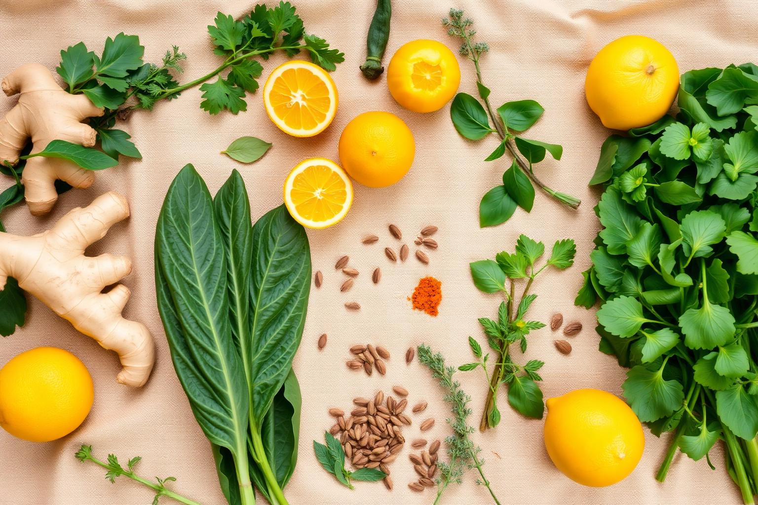 Alimentos frescos e saudáveis